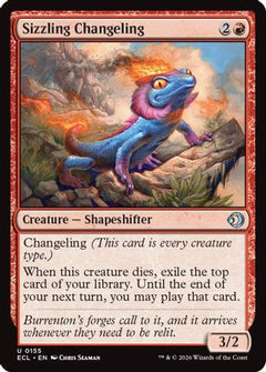Sizzling Changeling (ECL-155) - Lorwyn Eclipsed-1