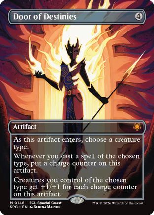 Door of Destinies (Borderless) [Lorwyn Eclipsed Special Guests]-1