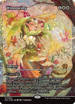 Winnowing (Showcase) (Fracture Foil) (ECL-392) - Lorwyn Eclipsed Foil-1