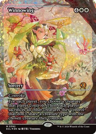 Winnowing (Showcase) (Fracture Foil) (ECL-392) - Lorwyn Eclipsed Foil-1
