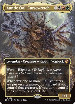 Auntie Ool, Cursewretch (Borderless) [Lorwyn Eclipsed Commander]-1