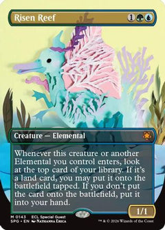 Risen Reef (Borderless) [Lorwyn Eclipsed Special Guests]-1