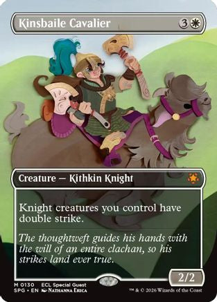 Kinsbaile Cavalier (Borderless) [Lorwyn Eclipsed Special Guests]-1