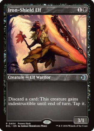 Iron-Shield Elf (PPECL-404) - Promo Pack: Lorwyn Eclipsed-1