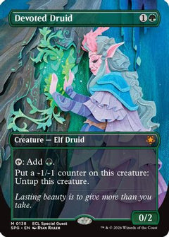 Devoted Druid (Borderless) [Lorwyn Eclipsed Special Guests]-1