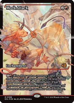 Meek Attack (388) (Showcase) [Lorwyn Eclipsed]-1