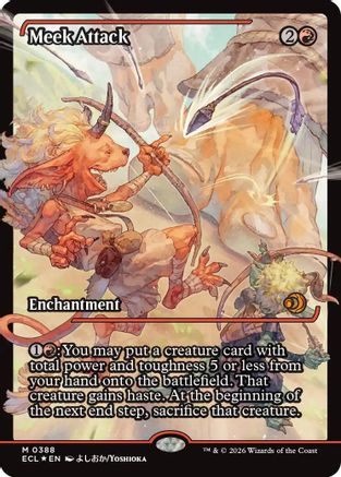 Meek Attack (388) (Showcase) [Lorwyn Eclipsed]-1