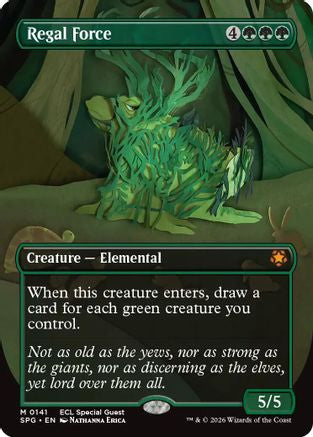 Regal Force (Borderless) [Lorwyn Eclipsed Special Guests]-1