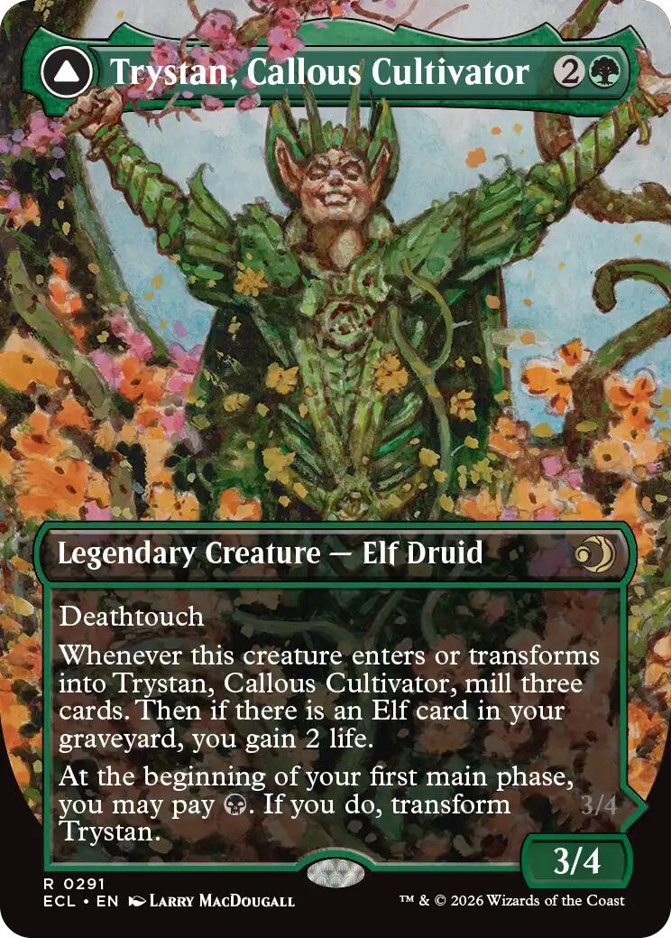 Trystan, Callous Cultivator (Borderless) [Lorwyn Eclipsed]-1