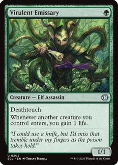 Virulent Emissary (ECL-202) - Lorwyn Eclipsed Foil-1