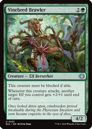 Vinebred Brawler (ECL-201) - Lorwyn Eclipsed Foil-1