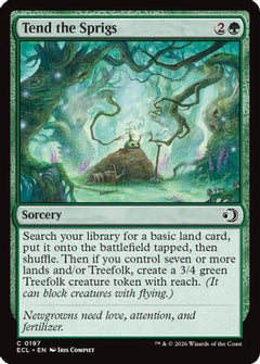 Tend the Sprigs (ECL-197) - Lorwyn Eclipsed Foil-1