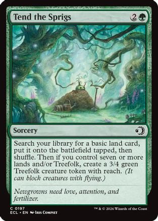 Tend the Sprigs (ECL-197) - Lorwyn Eclipsed Foil-1