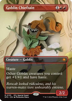 Goblin Chieftain (Borderless) [Lorwyn Eclipsed Special Guests]-1