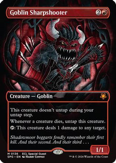 Goblin Sharpshooter (Borderless) [Lorwyn Eclipsed Special Guests]-1