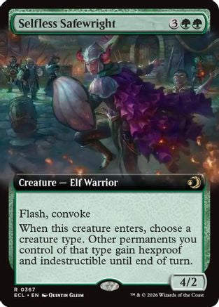 Selfless Safewright (Extended Art) [Lorwyn Eclipsed]-1