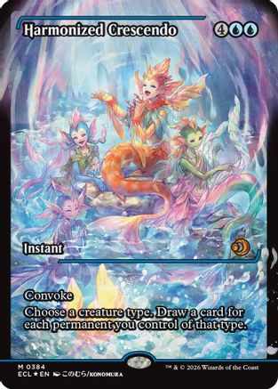 Harmonized Crescendo (0384) (Showcase) (ECL-384) - Lorwyn Eclipsed Foil-1