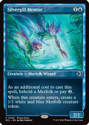 Silvergill Mentor (PPECL-403) - Promo Pack: Lorwyn Eclipsed-1