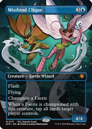Mistbind Clique (Borderless) [Lorwyn Eclipsed Special Guests]-1