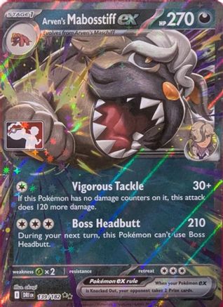 Arven's Mabosstiff ex (139/182) [Prize Pack Series Eight]-1