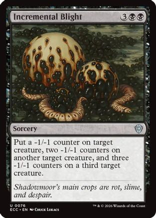 Incremental Blight (ECC-076) - Commander: Lorwyn Eclipsed-1