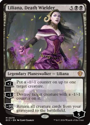 Liliana, Death Wielder (ECC-078) - Commander: Lorwyn Eclipsed-1