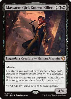 Massacre Girl, Known Killer (ECC-079) - Commander: Lorwyn Eclipsed-1