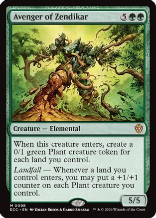 Avenger of Zendikar (ECC-098) - Commander: Lorwyn Eclipsed-1