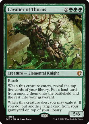 Cavalier of Thorns (ECC-100) - Commander: Lorwyn Eclipsed-1