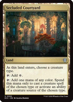 Secluded Courtyard (ECC-062) - Commander: Lorwyn Eclipsed-1
