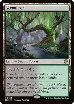 Vernal Fen (ECC-063) - Commander: Lorwyn Eclipsed-1