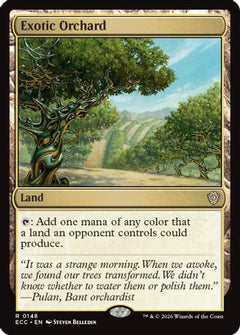 Exotic Orchard (ECC-148) - Commander: Lorwyn Eclipsed-1