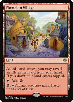 Flamekin Village (ECC-149) - Commander: Lorwyn Eclipsed-1