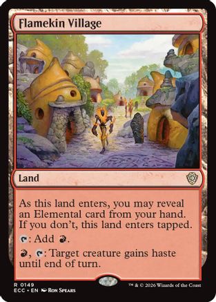 Flamekin Village (ECC-149) - Commander: Lorwyn Eclipsed-1