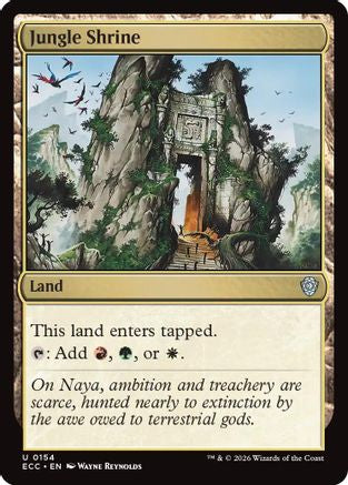 Jungle Shrine (ECC-154) - Commander: Lorwyn Eclipsed-1