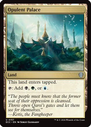 Opulent Palace (ECC-157) - Commander: Lorwyn Eclipsed-1