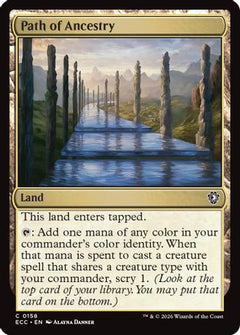 Path of Ancestry [Lorwyn Eclipsed Commander]-1