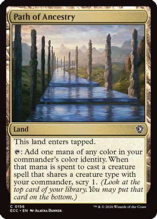 Path of Ancestry (ECC-158) - Commander: Lorwyn Eclipsed-1