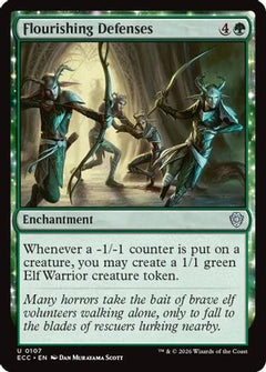 Flourishing Defenses [Lorwyn Eclipsed Commander]-1