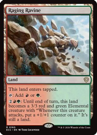 Raging Ravine (ECC-160) - Commander: Lorwyn Eclipsed-1