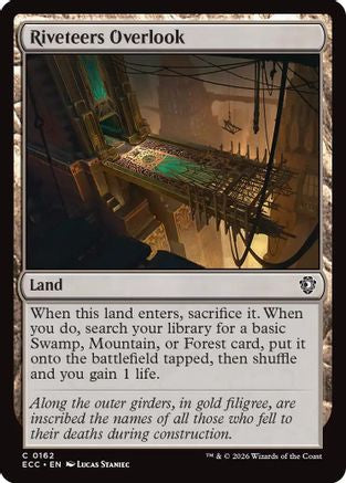 Riveteers Overlook (ECC-162) - Commander: Lorwyn Eclipsed-1