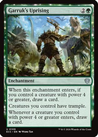 Garruk's Uprising [Lorwyn Eclipsed Commander]-1