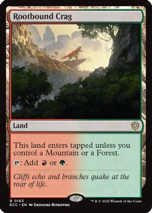 Rootbound Crag (ECC-163) - Commander: Lorwyn Eclipsed-1