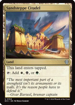 Sandsteppe Citadel (ECC-164) - Commander: Lorwyn Eclipsed-1