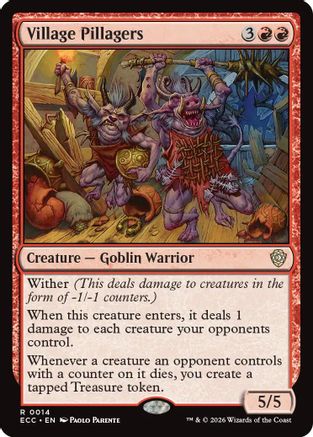 Village Pillagers (ECC-014) - Commander: Lorwyn Eclipsed-1