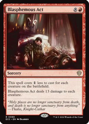 Blasphemous Act [Lorwyn Eclipsed Commander]-1