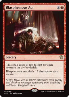 Blasphemous Act [Lorwyn Eclipsed Commander]-1