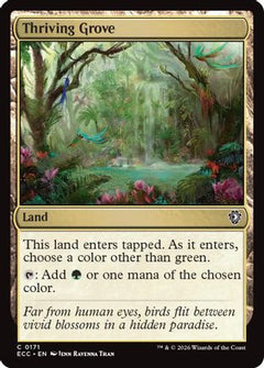 Thriving Grove (ECC-171) - Commander: Lorwyn Eclipsed-1