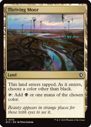 Thriving Moor (ECC-174) - Commander: Lorwyn Eclipsed-1