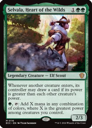 Selvala, Heart of the Wilds (ECC-116) - Commander: Lorwyn Eclipsed-1